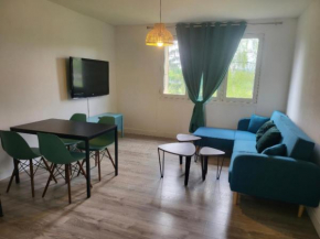 Appartement Clermont-Ferrand F3 2 chambres 1 chambre avec 1 lit simple et 1 chambre avec 2 lits doubles